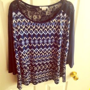 Lace back and Aztec design